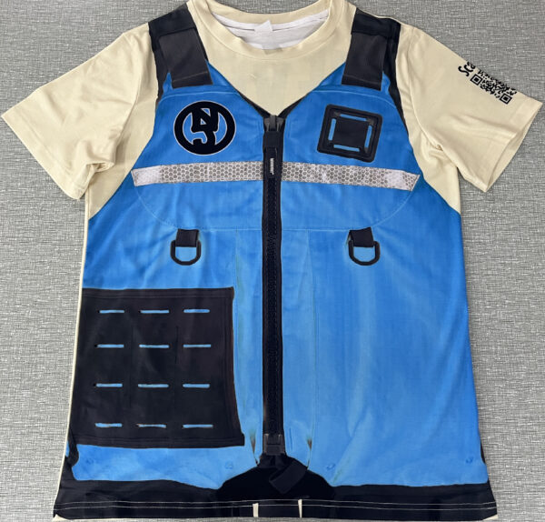 Never Jacket Off Life Vest T-shirt